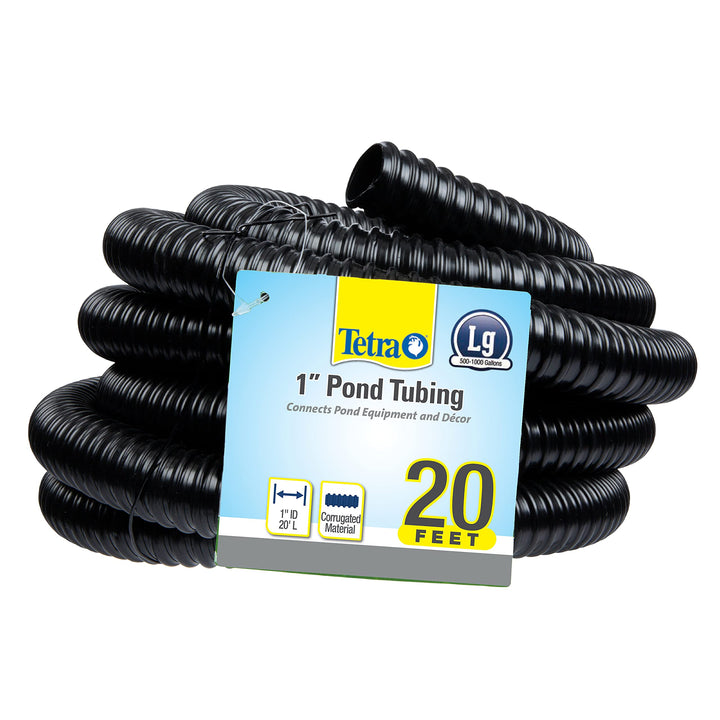 Pond Pond Tubing 1 Inch Diameter, 20 Feet Long, Connects Pond Components, Black (19736)