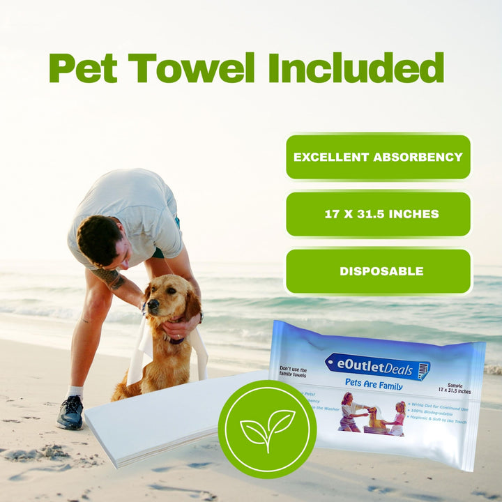 Invisible Fence Collar Battery - Brand Compatible - Includes eOutletDeals Pet Towel (2 Pack)