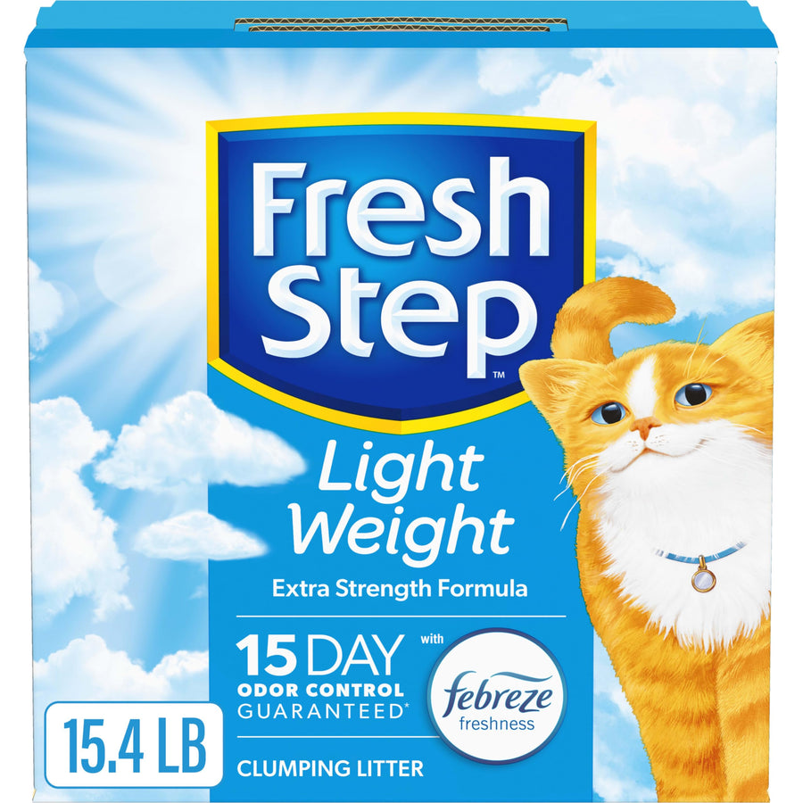Light Weight Clumping Litter, Extra Strength Formula With Febreze Freshness, 15.4 lb. Box