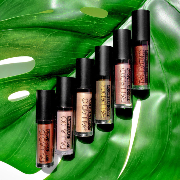 Liquid Eyeshadow, creamy shimmery formula that instantly adheres to the eyelid with flexible applicator wand for over 8 hours of smudge and crease-proof wear (Jade)