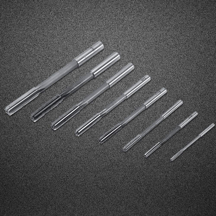 8pcs H8 Metric Machine Reamer Sets Tool Chucking Reamer Set Straight Flute Milling Cutter 3mm 4mm 5mm 6mm 7mm 8mm 9mm 10mm