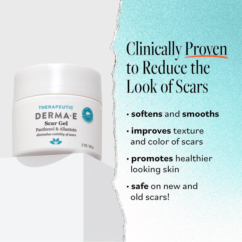 Scar Gel – Scar Treatment for Face – Hydrating Scar Remover Gel for Acne Scars, Burns & Stretch Marks, Panthenol & Allantoin Scar Gel, 2 oz