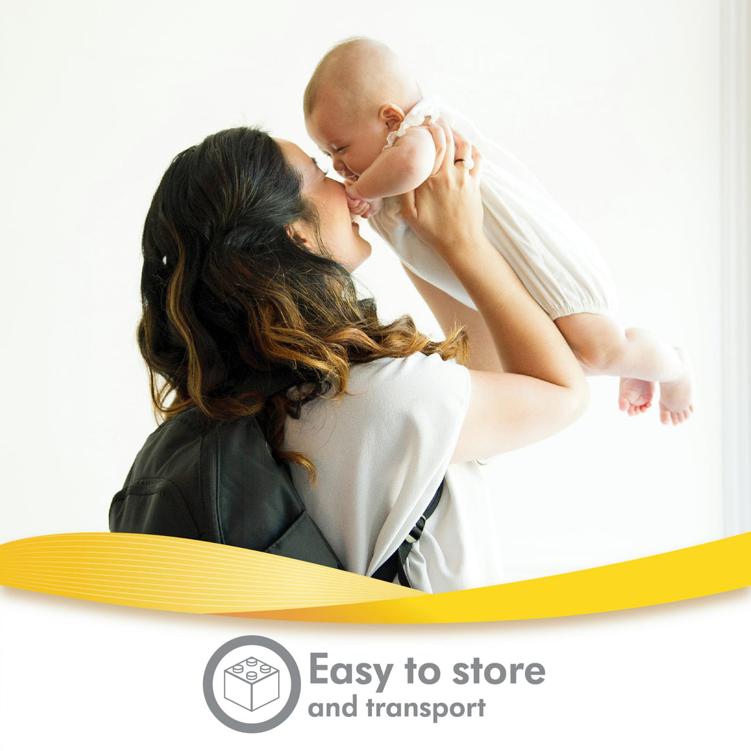 Quick Clean MicroSteam Bags, Sterilizing Bags for Bottles Breast Pump Parts Eliminates 99.9 of Common Bacteria Germs Disinfects Most Breastpump Accessories, Yellow, 12 Pack