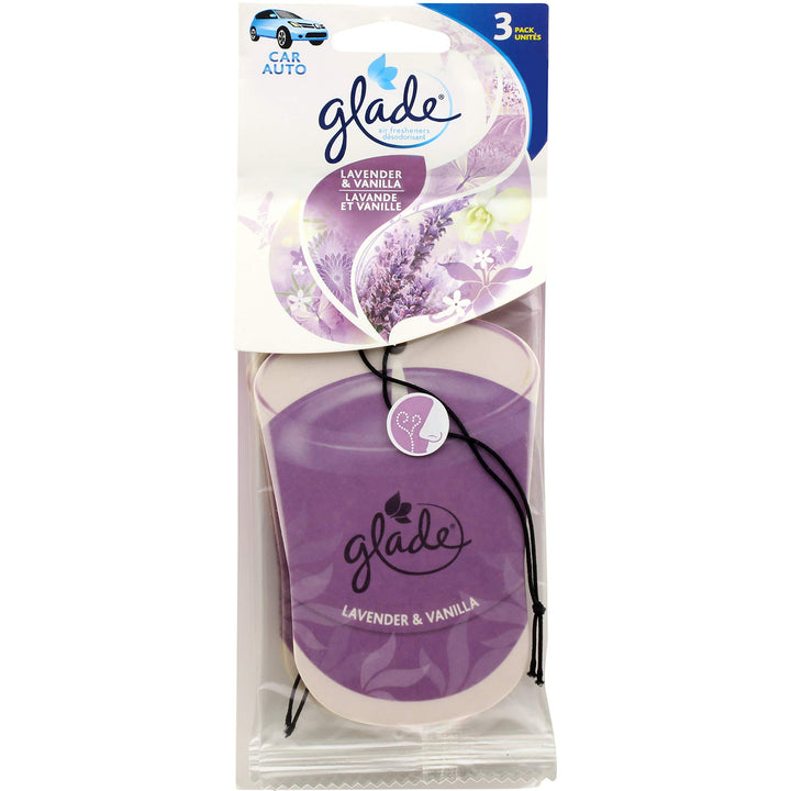 Hanging Paper Candle Design Car & Home Air Freshener, 3 Packs (Vanilla Passion Fruit & Hawaiian Breeze)