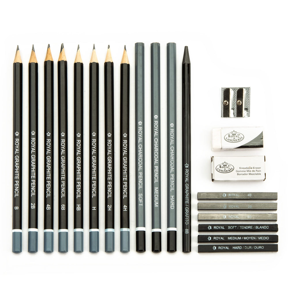 RART-200 Essentials Sketching Pencil Set, 21-Piece
