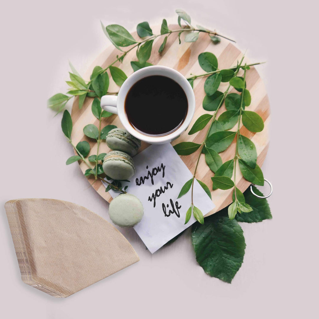 #4 Cone Coffee Filters, 100 Count Number 4 Disposable Coffee Filter Paper, 8-12 Cup Coffee Filter for Pour Over and Drip Coffee Maker