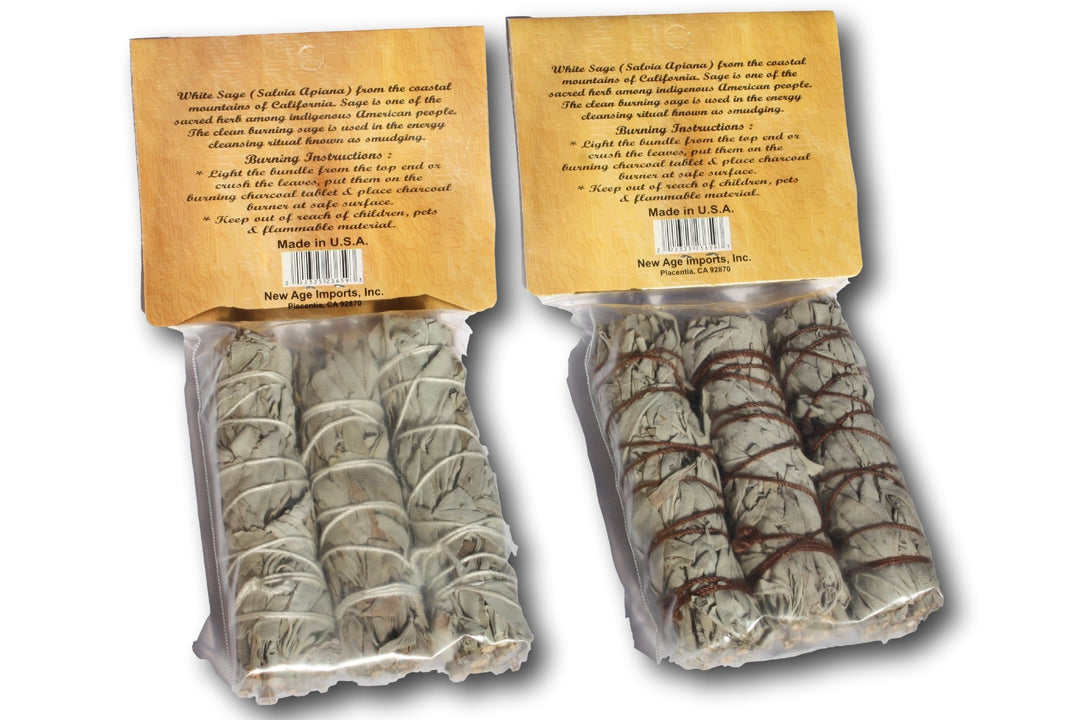 2 X White Sage Smudge Stick 3-Pack
