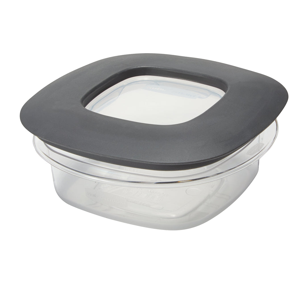 Premier Easy Find Lids Food Storage Containers, 1.25 Cup, Gray