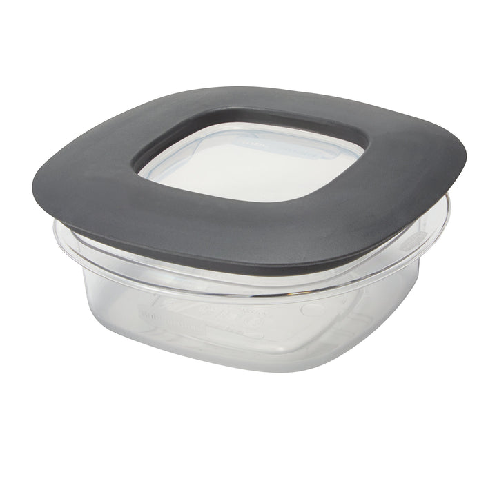 Premier Easy Find Lids Food Storage Containers, 1.25 Cup, Gray