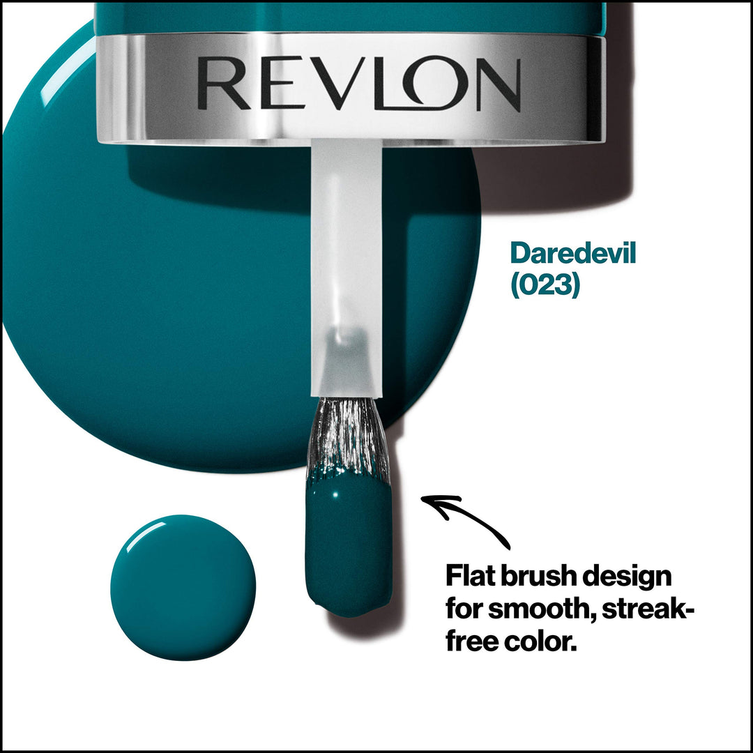 Ultra HD Snap Natural Rich Glossy Nail Polish, 100% Vegan Formula, No Base and Top Coat Needed, 023 Daredevil, 0.27 Fl Oz