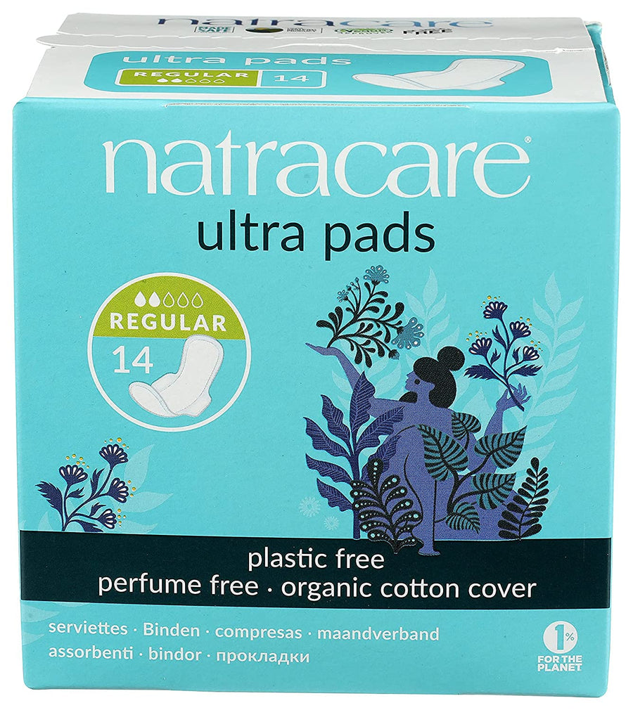 Natural Feminine Ultra Pads Regular with Wings -- 14 Pads