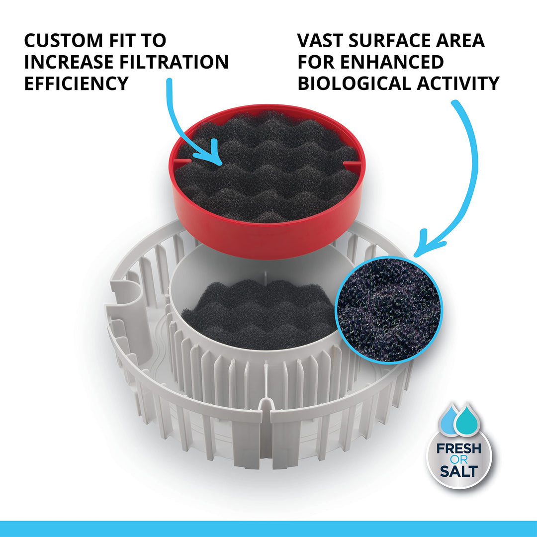 FX4/FX5/FX6 Bio-Foam, Replacement Aquarium Filter Media, 2-Pack, A239