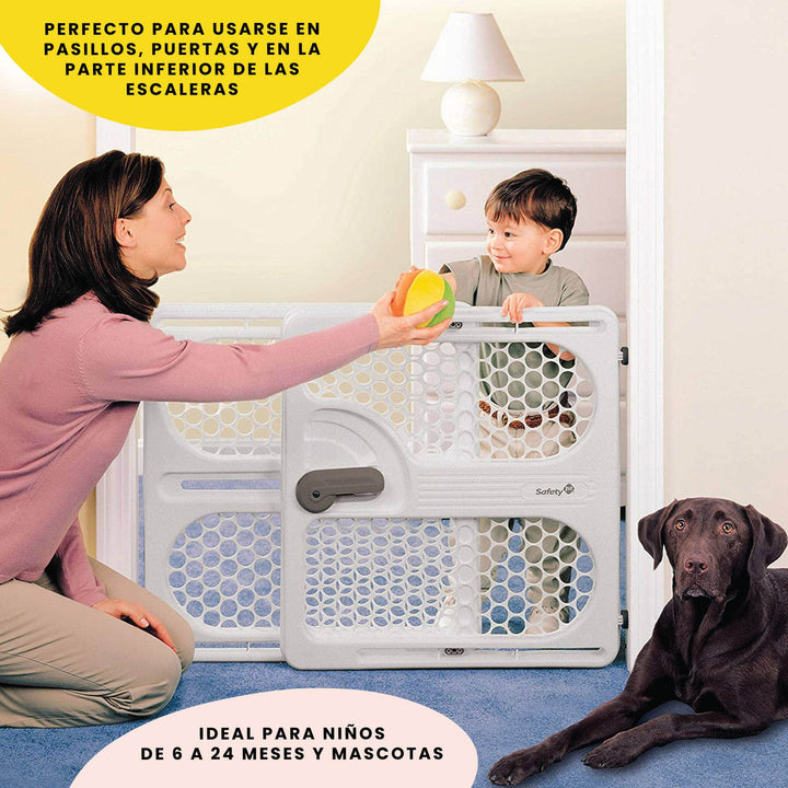 Pressure Mount Easy Fit Security Gate, Fits Spaces between 28 and 40 Taupe