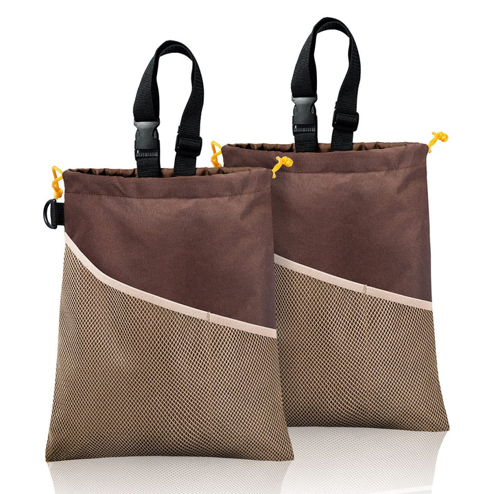 2PCS Car Garbage Can, Hanging Car Trash Bag with Waterproof Leakproof Lining