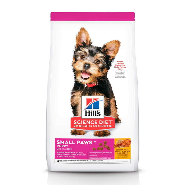 Hill's Science Diet Dry Dog Food, Puppy, Small & Mini, Chicken Meal, Barley & Brown Rice Recipe, 15.5 lb. Bag