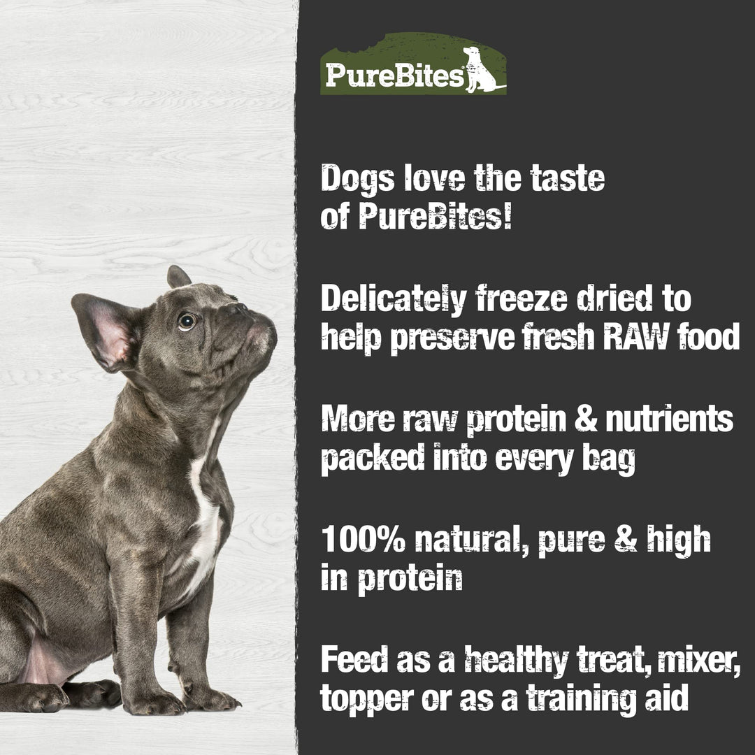 Beef Freeze Dried Dog Treats, 1 Ingredient, Made in USA, 16.6oz