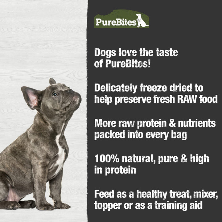Beef Freeze Dried Dog Treats, 1 Ingredient, Made in USA, 16.6oz