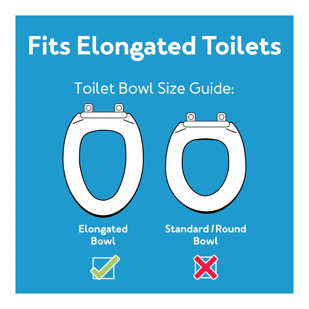 Health Brands Toilet Seat Elevator with Handles for Elongated Toilets