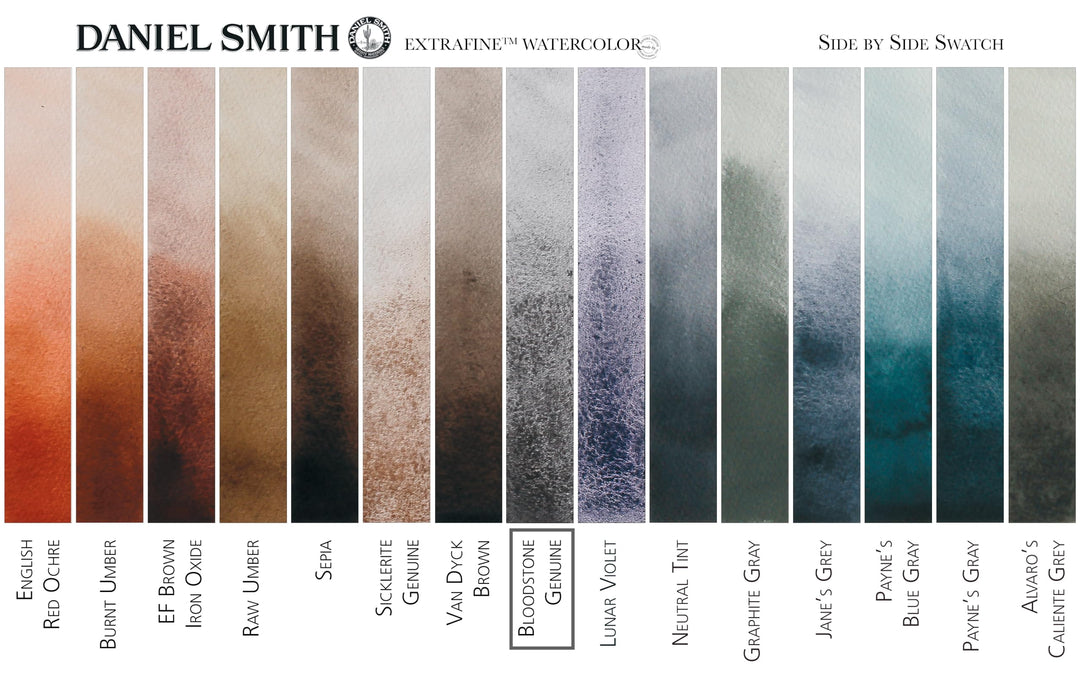 Daniel Smith Extra Fine Watercolor Paint, 5ml Tube, Bloodstone Genuine, 284610193, 0.17 Fl Oz (Pack of 1)