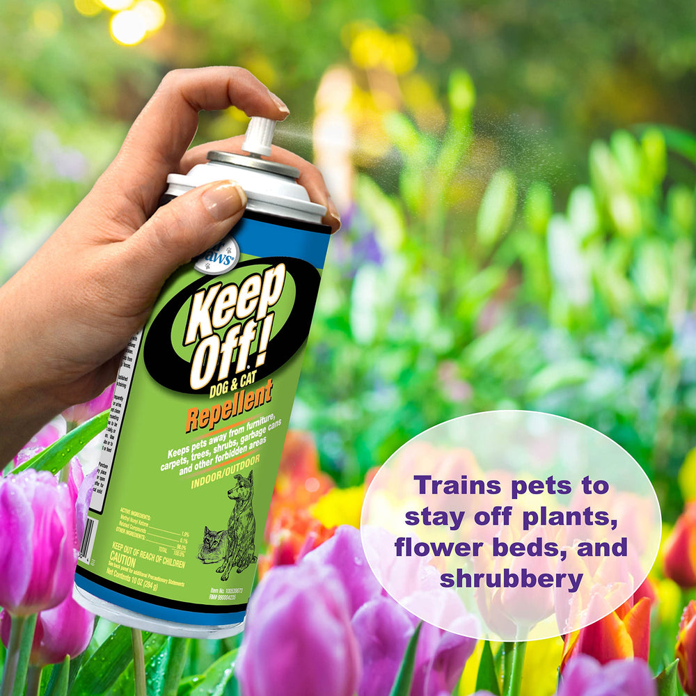 Keep Off Pet Repellent Spray for Outdoors & Indoors, Dog & Cat Chew & Scratch Deterrent, 10 oz.