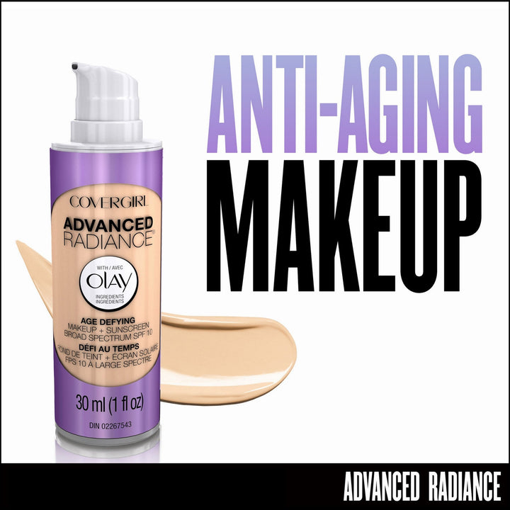 Advanced Radiance Age Defying Foundation Makeup Medium Light, 1 oz
