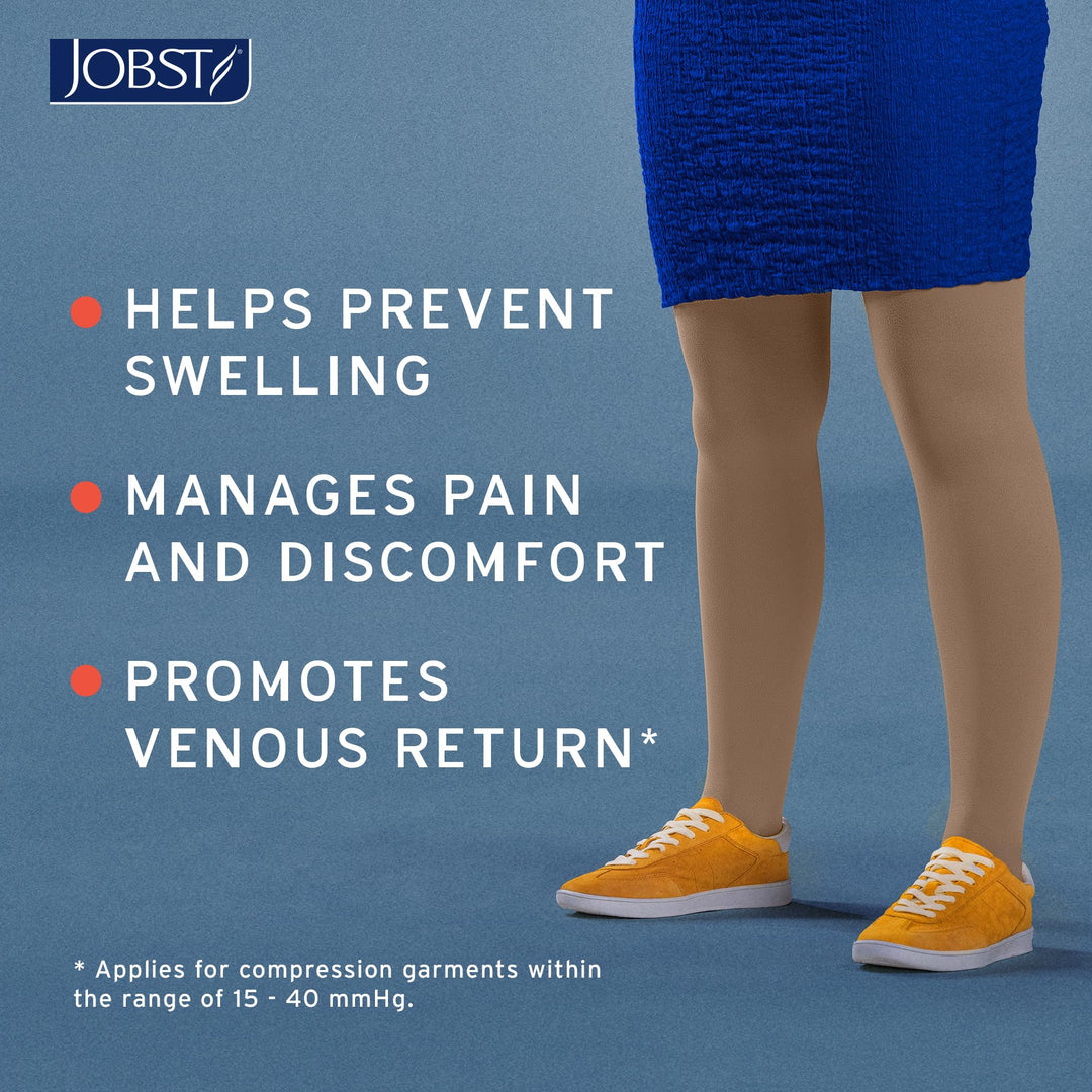 Jobst Stockings Thigh Hi Relief with Stay Up Silicone Band