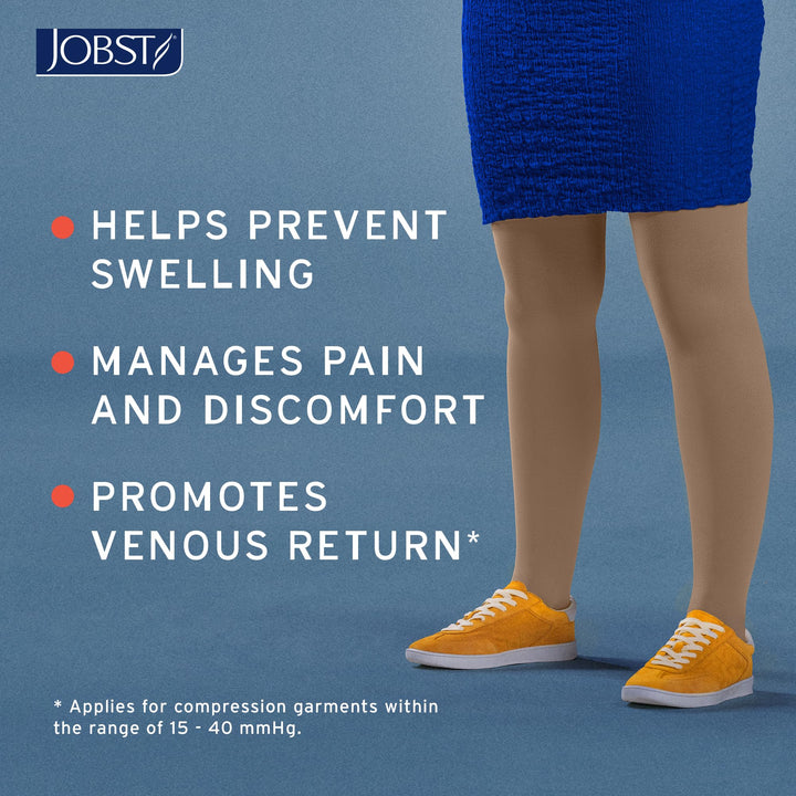 Jobst Stockings Thigh Hi Relief with Stay Up Silicone Band