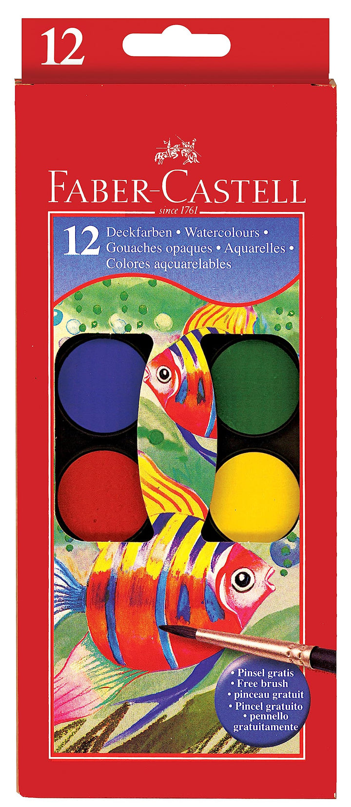 Watercolor Paint Set With Brush - Premium Washable Watercolors for Kids, Multicolor, 1 count (pack of 1)