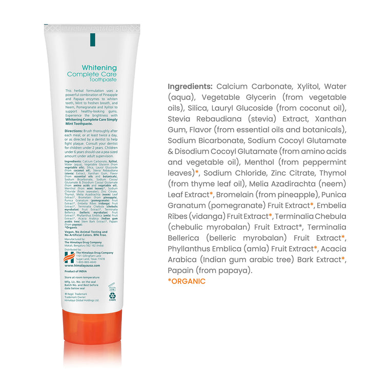 Whitening Toothpaste - Simply Mint 5.29oz/150g