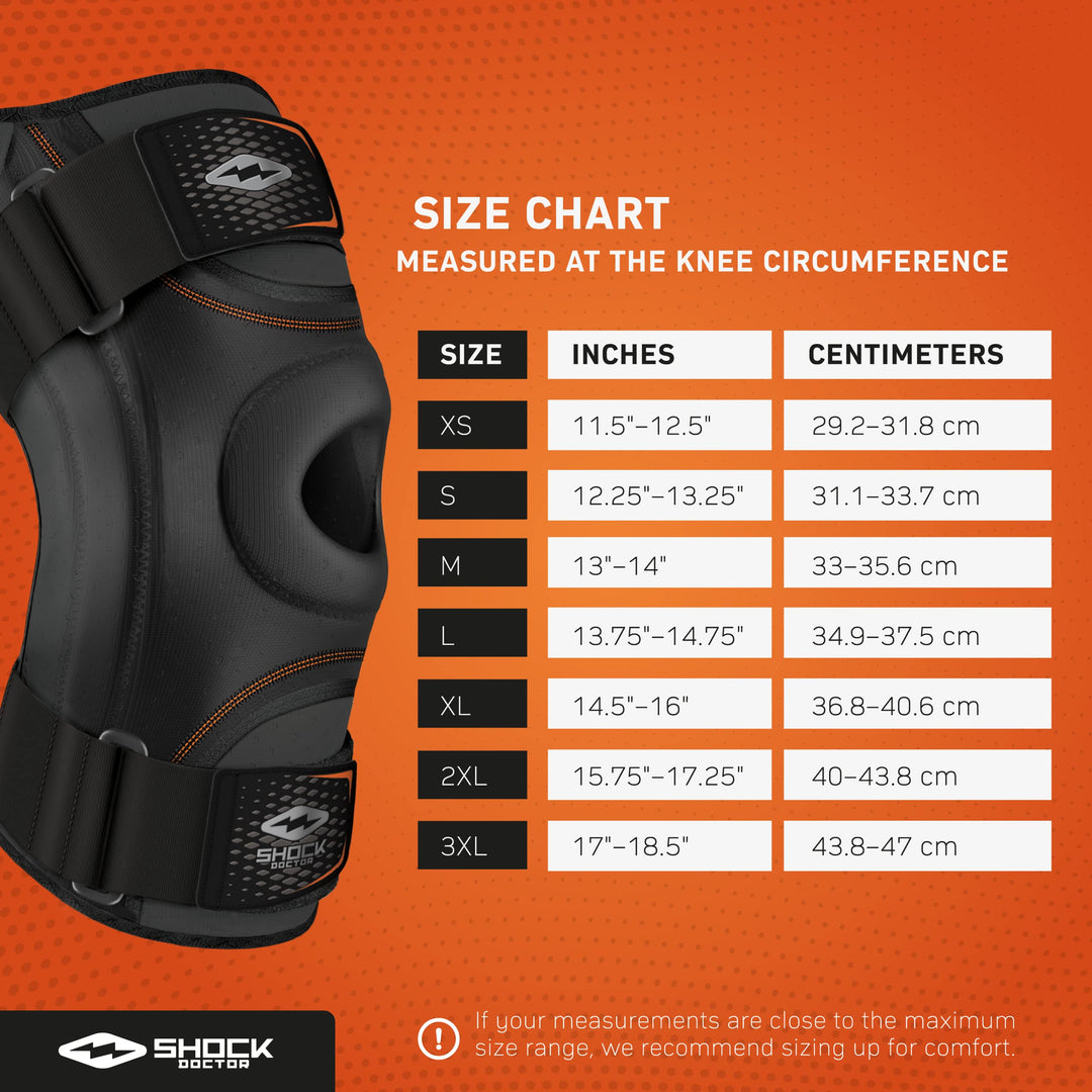 870 Knee Brace, Knee Support for Stability, Minor Patella Instability, Meniscus Injuries, Minor Ligament Sprains for Men & Women, Sold as Single Unit (1)