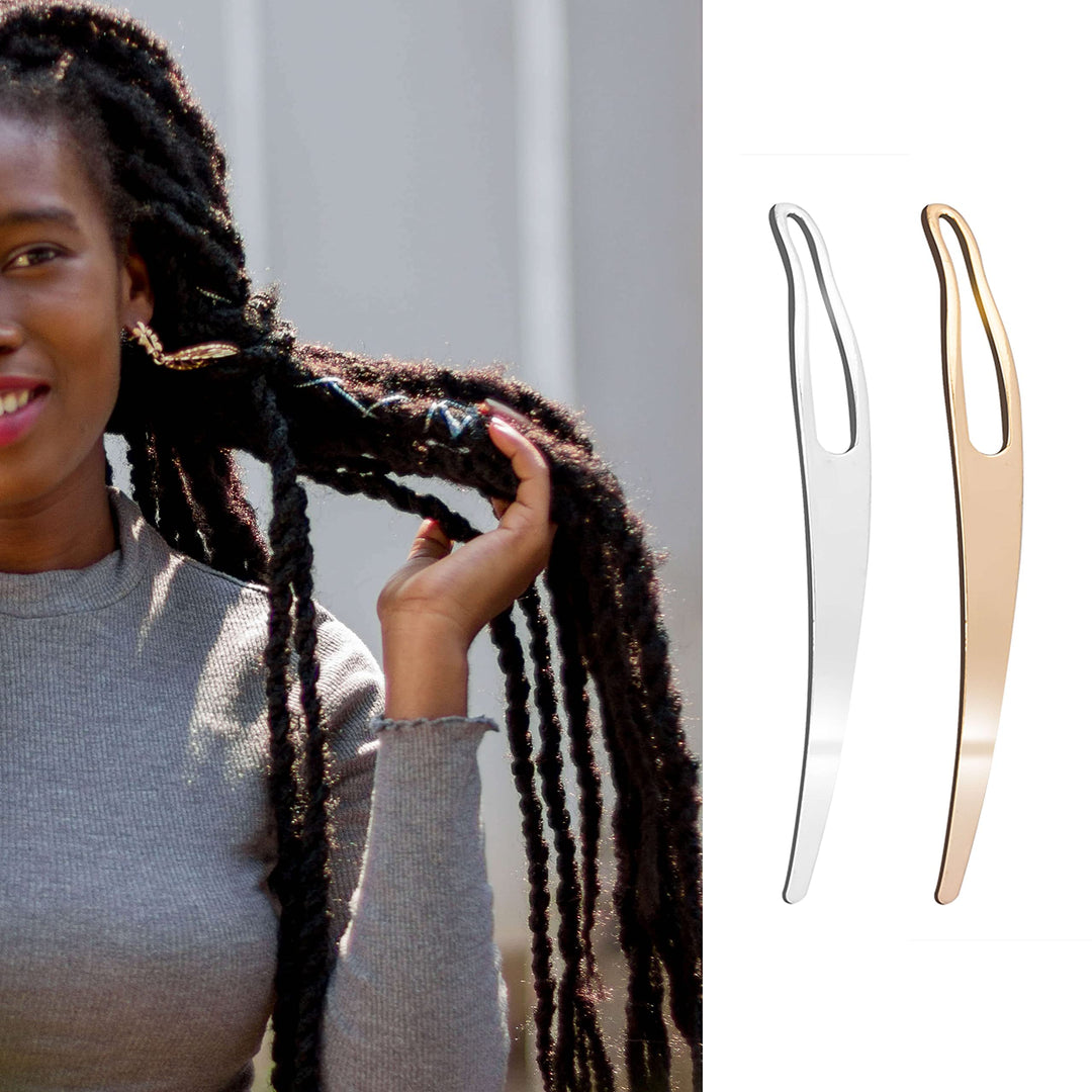 9 Pcs Crochet Hooks for Hair, Latch Hook Tool, Crochet Hair Needle, Hair Locking Tool for Dreads, Interlocking Tool for Locs