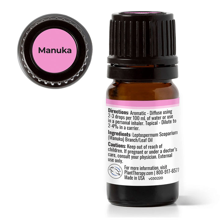 Manuka Essential Oil 5 mL (1/6 oz) 100% Pure, Undiluted, Therapeutic Grade