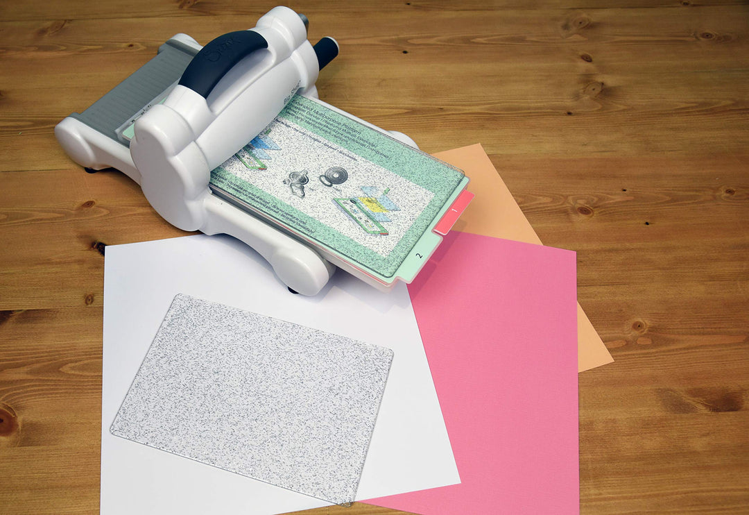Silver Glitter Cutting Pad Standard Clear Slr