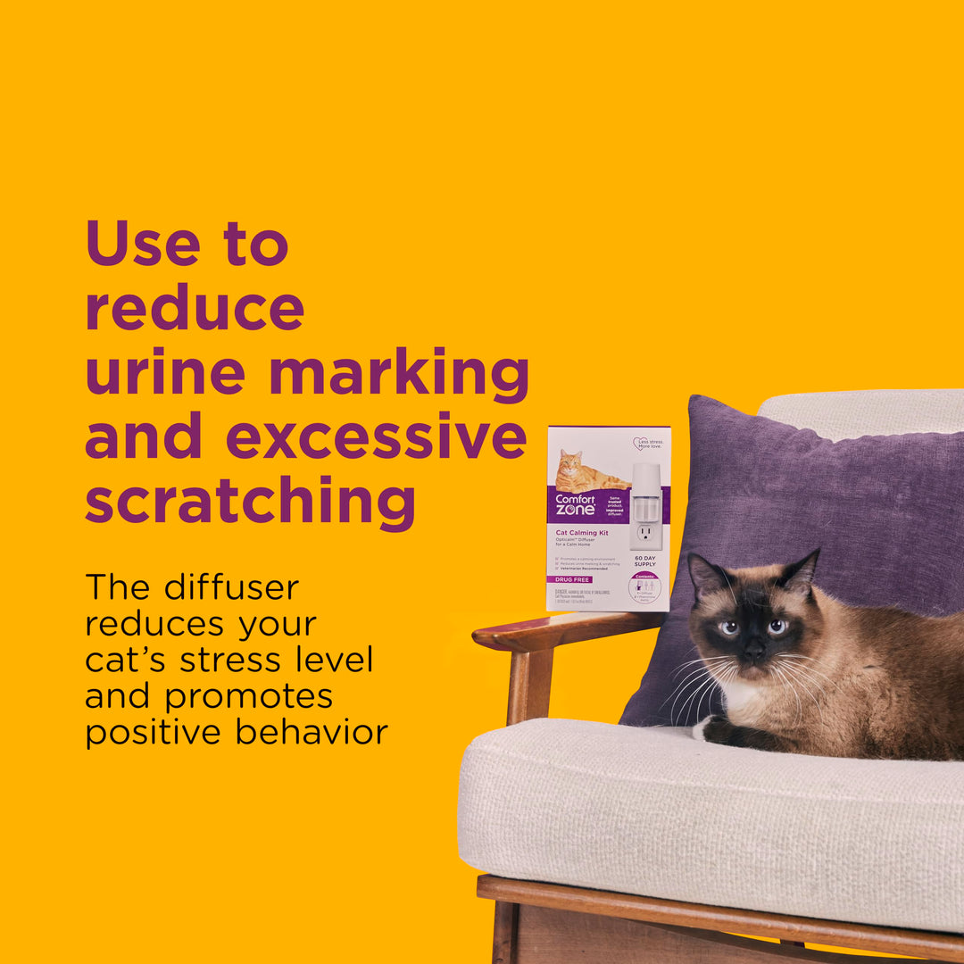 Multi Cat Calming Diffuser: 1 Pheromone Diffuser & 2 Refills (60 Days)