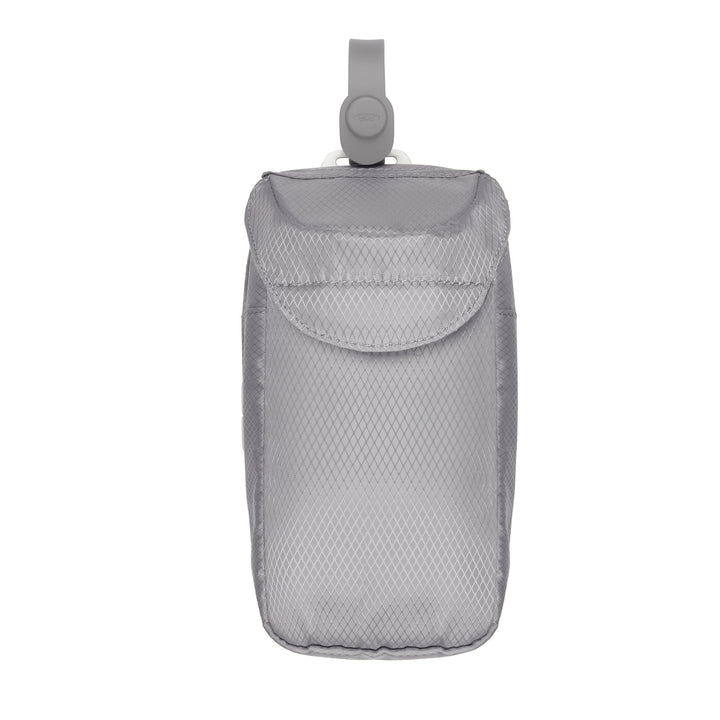 Tot On-The-Go Wipes Dispenser with Diaper Pouch, Gray
