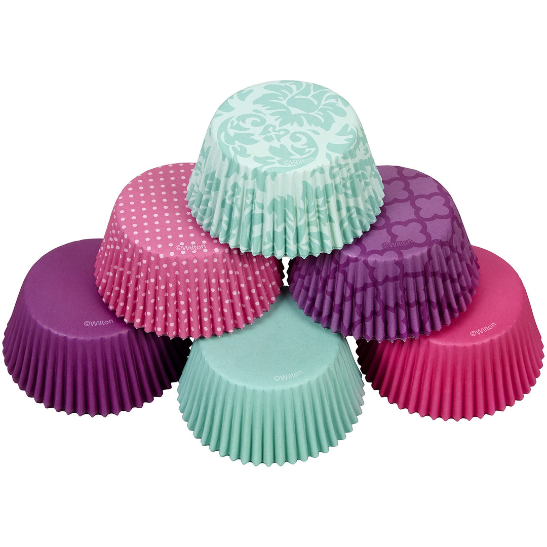 Standard Cupcake Liner Baking Cups, 150 Count, Multicolor - Patterns