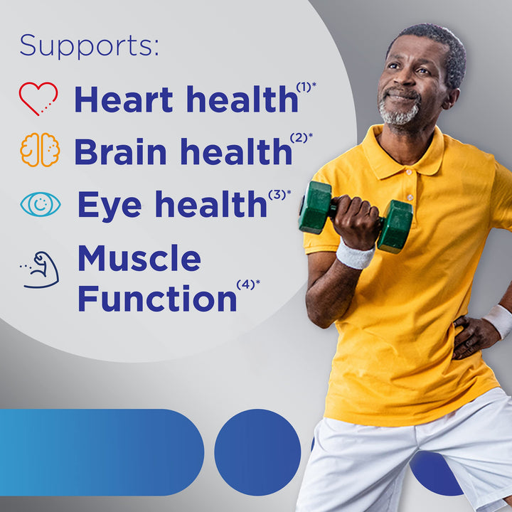 Silver Multivitamin for Men 50 Plus, Multivitamin/Multimineral Supplement with Vitamin D3, B Vitamins and Zinc, Gluten Free, Non-GMO Ingredients - 200 Count
