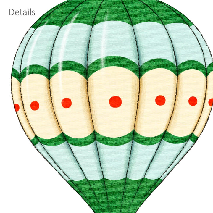 DS-8011 Colourful Hot Air Balloons Kids Wall Stickers Wall Decals Peel and Stick Removable Wall Stickers for Kids Nursery Bedroom Living Room (Small) dcor