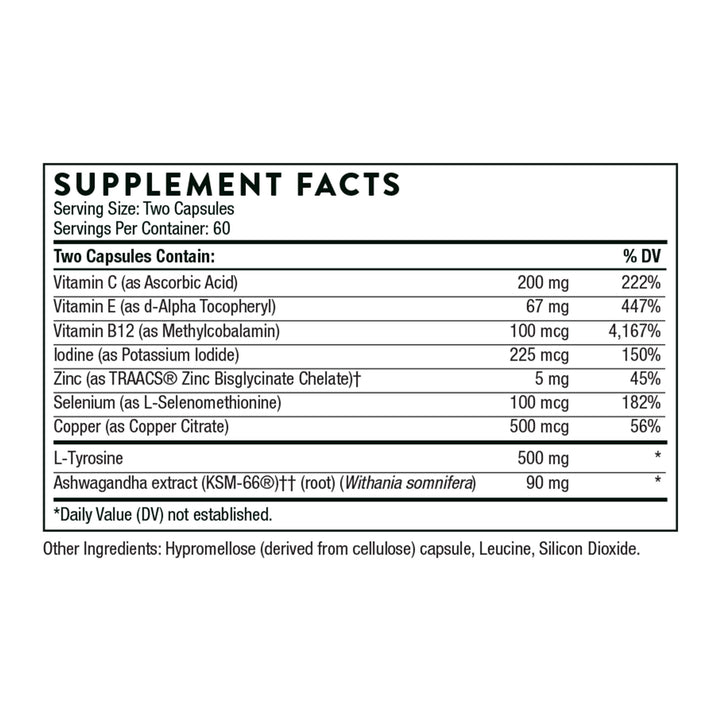 Thyrocsin - Thyroid Cofactors for Thyroid Function Support* - 120 Capsules