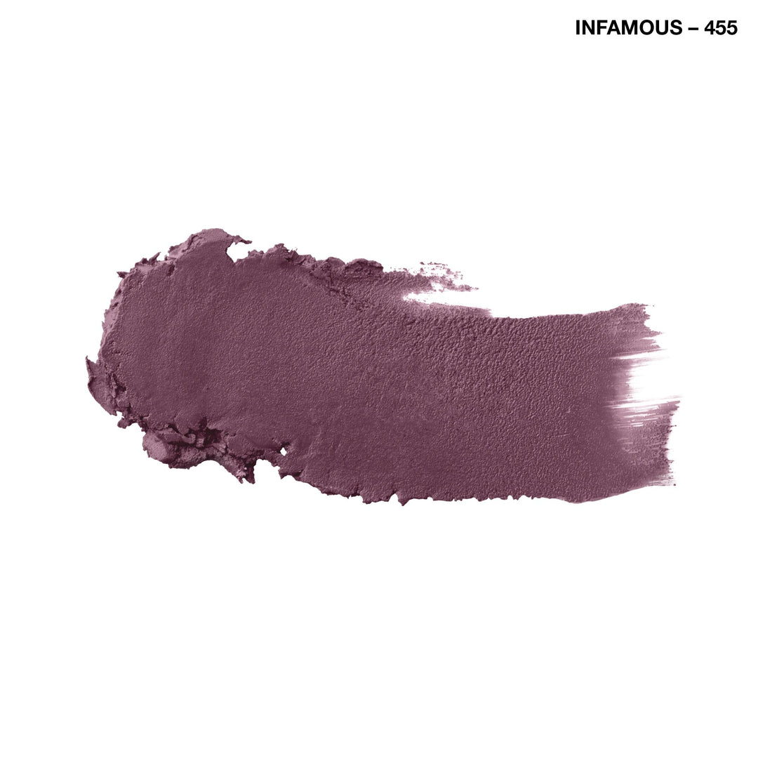 Exhibitionist Lipstick Demi-Matte, Infamous 455, 0.123 Ounce