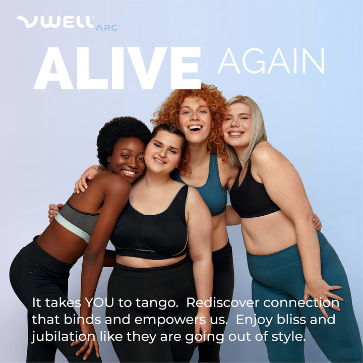 VWELL Arc Pelvic Floor Muscle Trigger Point Active Relaxer Tool Knot Scar Tissue Tender Point Myofascial Release Tightness Spasm Pain Relief for Women