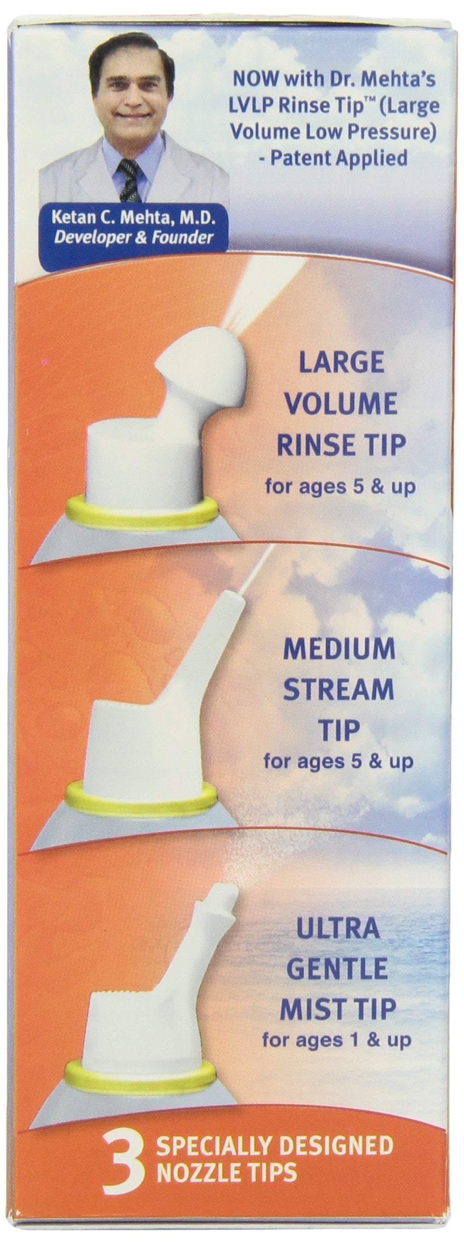 Neil Med Nasa Mist Multi Purpose Saline Spray All in One, 6.0 ounces Unit