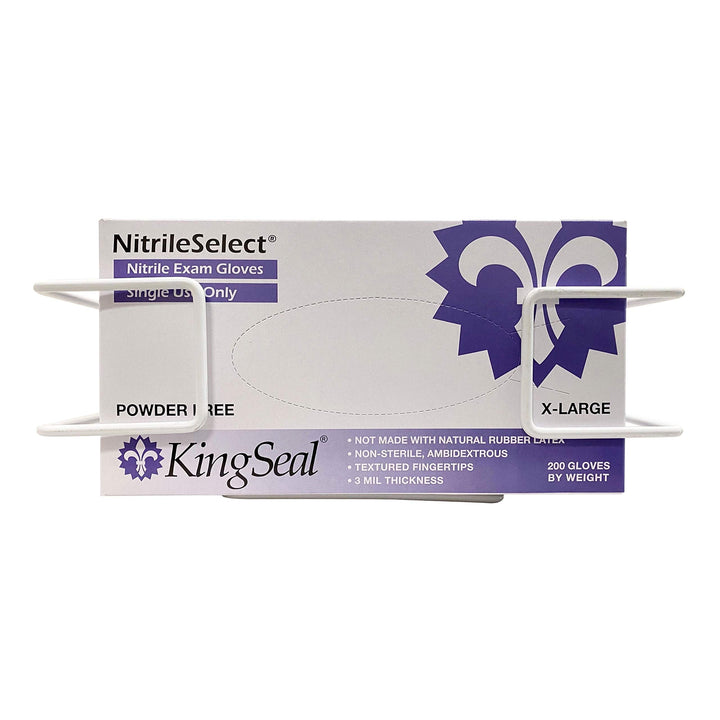 Wall Mounted Wire Rack Disposable Glove Box Holder, Large, Triple