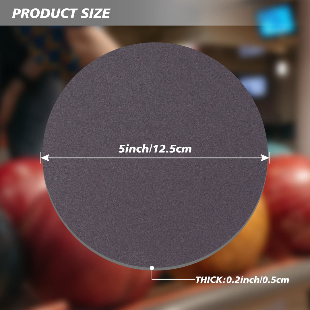 4PCS Microfiber Bowling Sanding Pads Bowling Accessories Resurfacing Polishing Kit Bowling Ball Cleaning Kit (4sizes,500,1000,2000,3000Grit)
