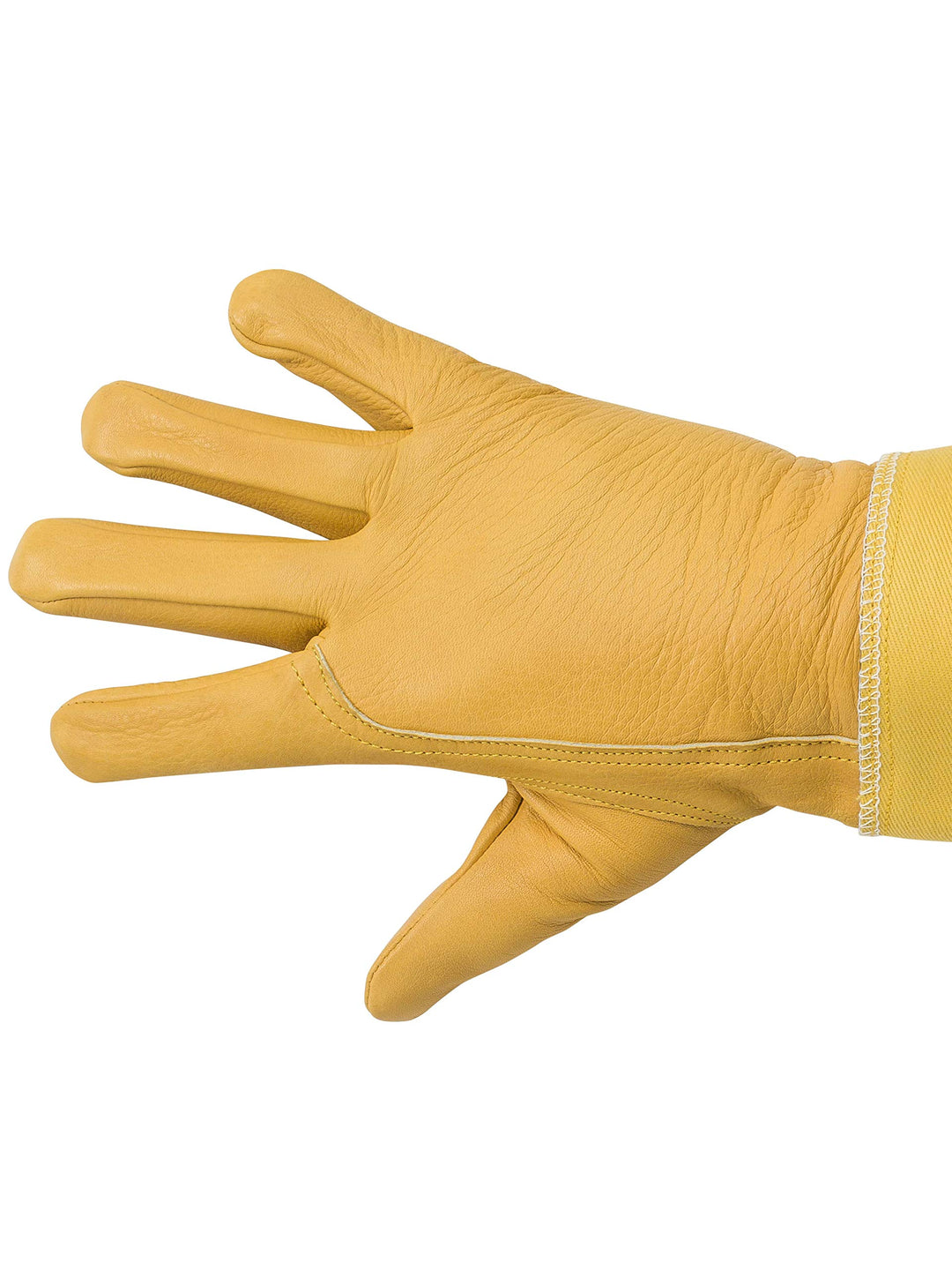113 Cowhide Beekeeping Gloves with Reinforced Cuffs
