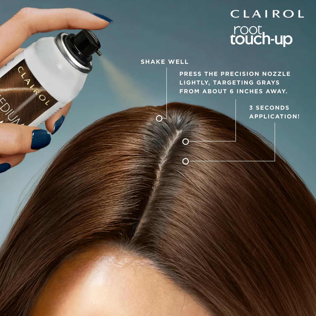 Root Touch-Up Temporary Hair Coloring Spray, Dark BrownHair Color, 1 Count
