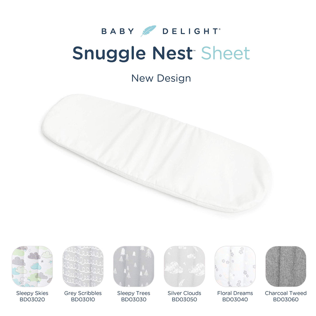 Snuggle Nest Sheet, Machine Washable, White