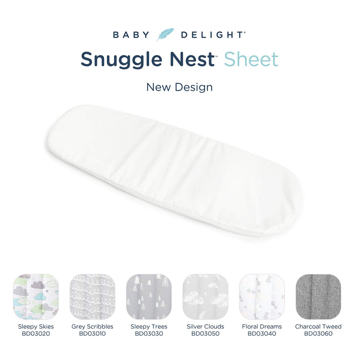 Snuggle Nest Sheet, Machine Washable, White