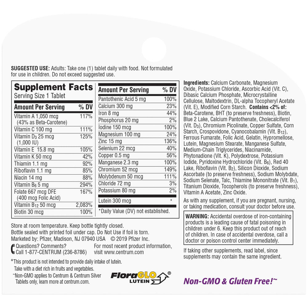 Silver Women Multivitamin - 250 Tablets