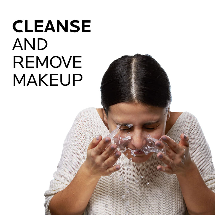 Toleriane Purifying Foaming Cream Cleanser for Oily Skin, Daily Face Wash with Ceramides and Niacinamide, Oil-Free, Fragrance Free